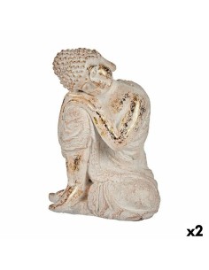 Figure décorative de jardin Ibergarden CC20447 Polyrésine Buda 23 x 33 x 26 cm (2 Unités)
