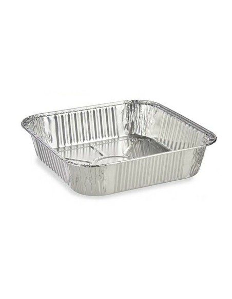 Lot de plateaux pour aliments Kinvara 23241 23241 Jetable Carré 12 Unités