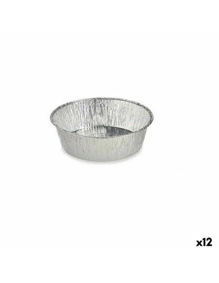 Lot de plateaux pour aliments Kinvara 30287 30287 Jetable Rond 12 Unités