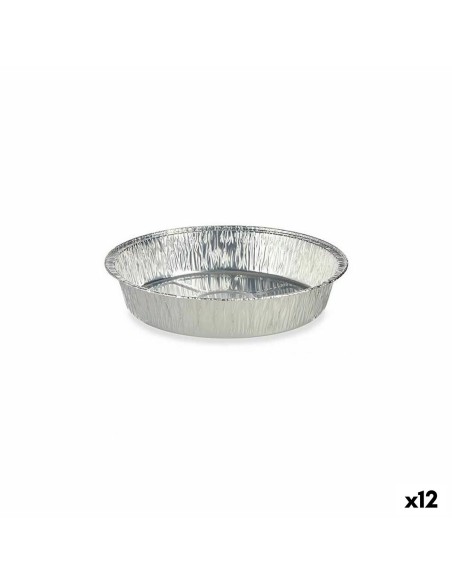 Lot de plateaux pour aliments Kinvara 30268 30268 Jetable Rond 12 Unités