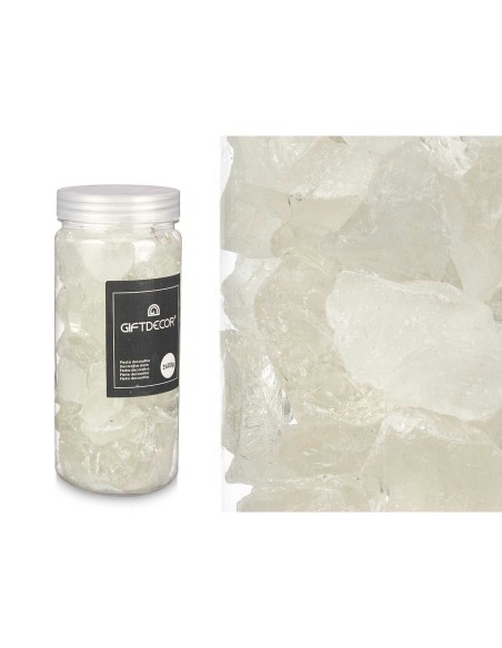 Pierres Décoratives Gift Decor 4005DC-MT 4005DC-MT Blanc 600 g Quartz (12 Unités)