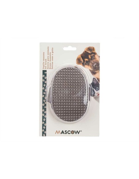 Brosse pour Chiens Mascow 335 335 Gris 13 x 3,5 x 10 cm (12 Unités)