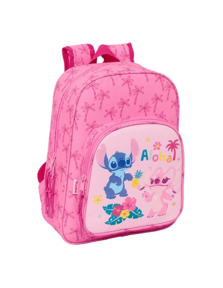 Cartable Lilo & Stitch Chill Rose Menthe 26 x 34 x 11 cm