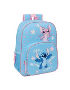 Cartable Lilo & Stitch Happy Bleu ciel 33 x 42 x 14 cm