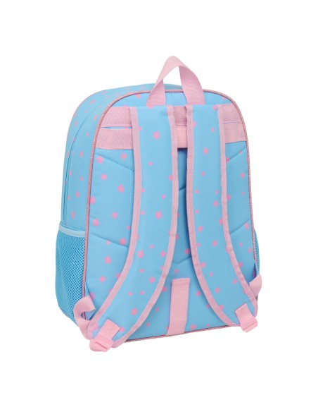 Cartable Lilo & Stitch Happy Bleu ciel 33 x 42 x 14 cm