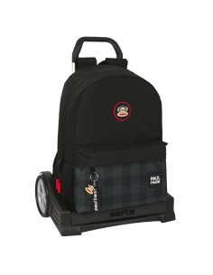 Cartable à roulettes Paul Frank Campers Noir (30 x 46 x 14 cm)
