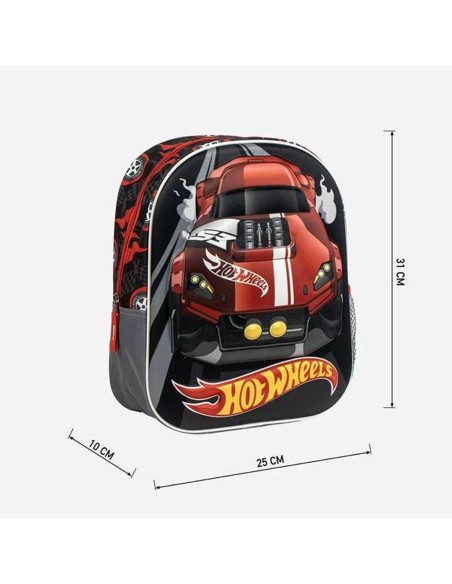 Cartable Hot Wheels Gris 25,0 x 31,0 x 10,0 cm
