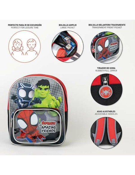 Cartable Spidey Rouge 25,0 x 30,0 x 1,2 cm