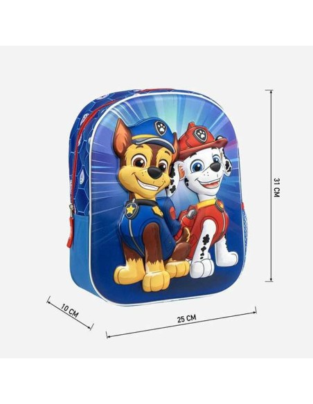 Cartable The Paw Patrol Bleu 25,0 x 31,0 x 10,0 cm