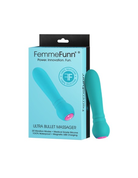 Mini Vibromasseur FemmeFunn Ultra Bullet Vert