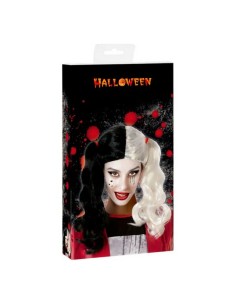 Perruque pour Halloween Blanc Arlequin 2