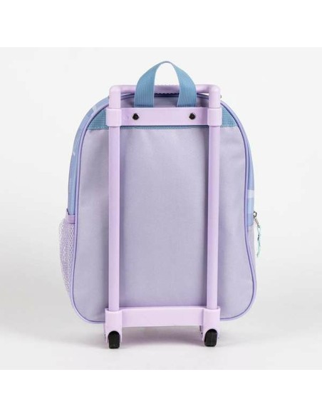 Cartable 3D avec roulettes Frozen Bleu Lila 25,0 x 31,0 x 10,0 cm