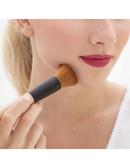 Ensemble de Pinceaux de Maquillage en Bois avec Trousse Miset InnovaGoods 5 Unités