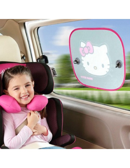 Pare-soleil latéral pour voiture Hello Kitty KIT3014 Enfant (44 x 36 cm)(2 pcs)