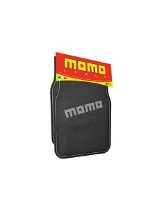 Set de tapis de voitures MOMO CM009BG Noir/Rouge PVC