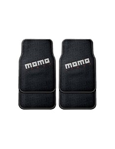 Set de tapis de voitures MOMO CM009BG Noir/Rouge PVC 2