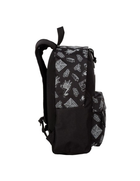 Cartable Fortnite Dark black Noir 41 x 31 x 13,5 cm Réfléchissant