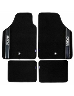 Set de tapis de voitures Sparco Strada 2012 B Universel Noir (4 pcs)