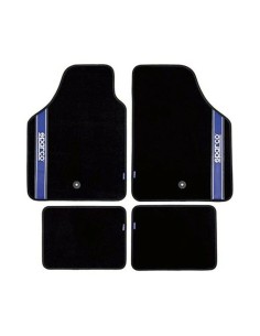 Set de tapis de voitures Sparco Strada 2012 B Universel Noir/Bleu (4 pcs)