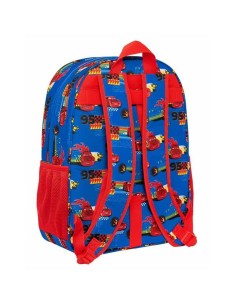 Cartable Cars Race Ready Bleu 33 x 42 x 14 cm 2