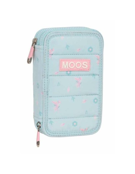 Plumier double Moos Garden Turquoise 12,5 x 19,5 x 4 cm