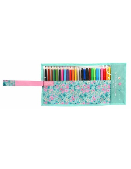 Pochette crayons Vicky Martín Berrocal Mint Paradise Vert 20 x 7 cm