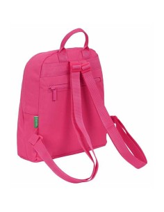 Sac à dos Casual Benetton Raspberry Fuchsia 25 x 30 x 13 cm 2