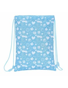 Sac à dos serré par des ficelles Peppa Pig Bleu clair 26 x 34 x 1 cm 2