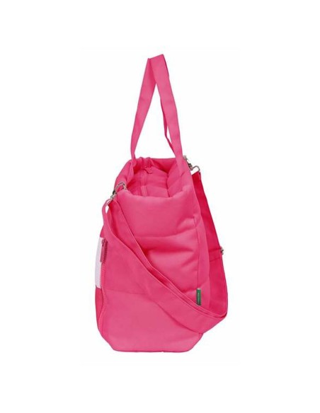 Sac avec poche pour ordinateur portable Benetton Rose Fuchsia 54 x 31 x 17 cm