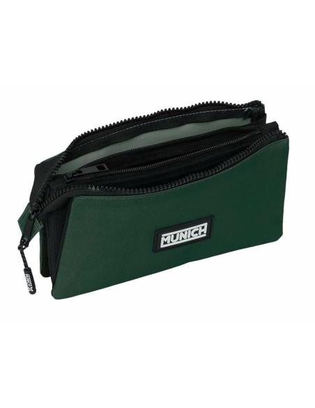 Trousse Fourre-Tout Triple Munich 22 x 12 x 3 cm