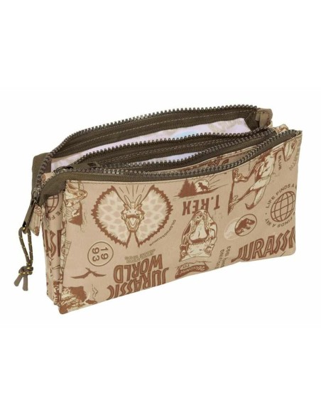 Trousse Fourre-Tout Triple Jurassic World 22 x 12 x 3 cm