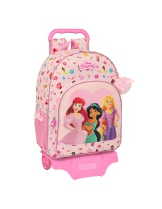 Cartable à roulettes Disney Princess Summer adventures Rose 33 x 42 x 14 cm