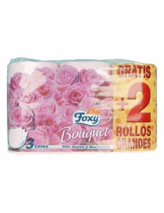 Papier Toilette Foxy Bouquet 3 couches (6 uds)