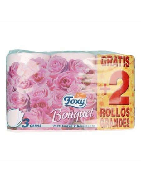 Papier Toilette Foxy Bouquet 3 couches (6 uds)