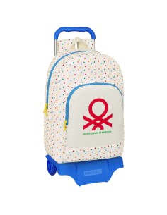 Cartable à roulettes Benetton Topitos (30 x 46 x 14 cm)