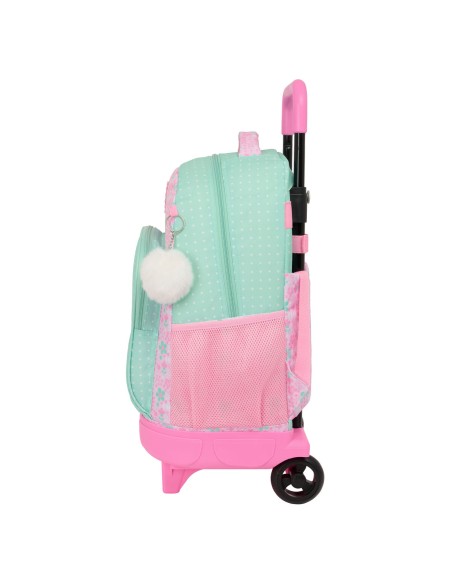 Cartable à roulettes Glow Lab Amazing Vert Rose 33 x 45 x 22 cm