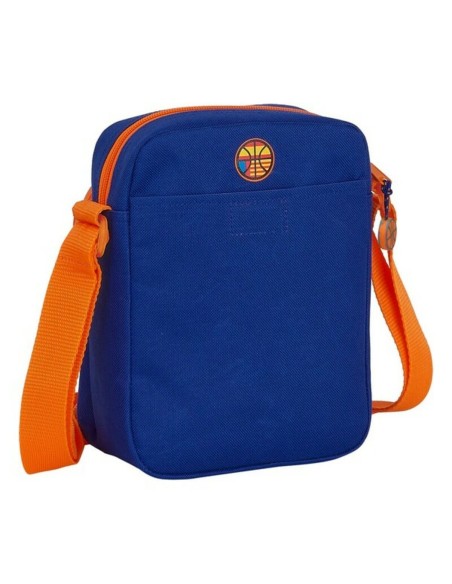 Sac bandoulière Valencia Basket Bleu Orange (16 x 22 x 6 cm)