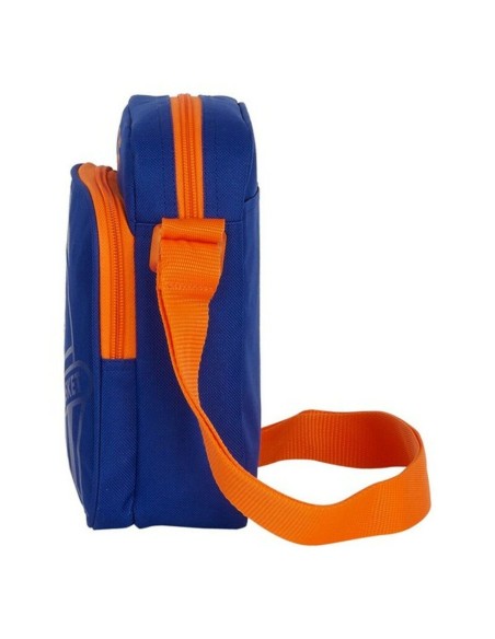 Sac bandoulière Valencia Basket Bleu Orange (16 x 22 x 6 cm)