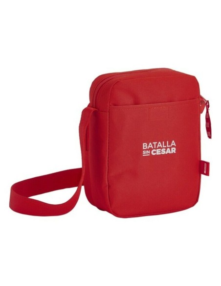 Sac bandoulière Real Sporting de Gijón Rouge (16 x 22 x 6 cm)
