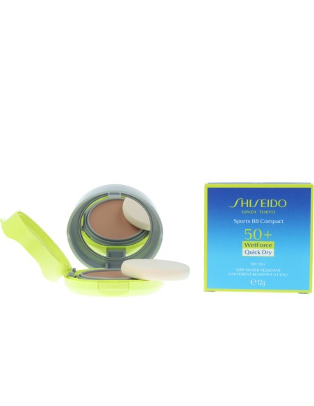 Crème hydratante effet maquillant Sun Care Sports BB Compact Shiseido SPF50+ Spf 50 12 g