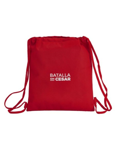 Sac à dos serré par des ficelles Real Sporting de Gijón Rouge