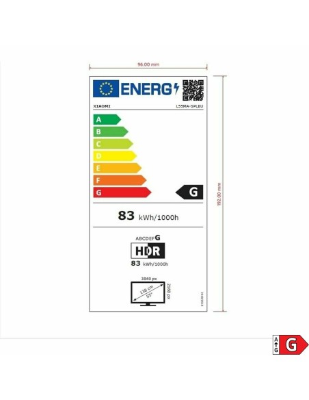 TV intelligente Xiaomi ELA5666EU 4K Ultra HD 55" LED HDR