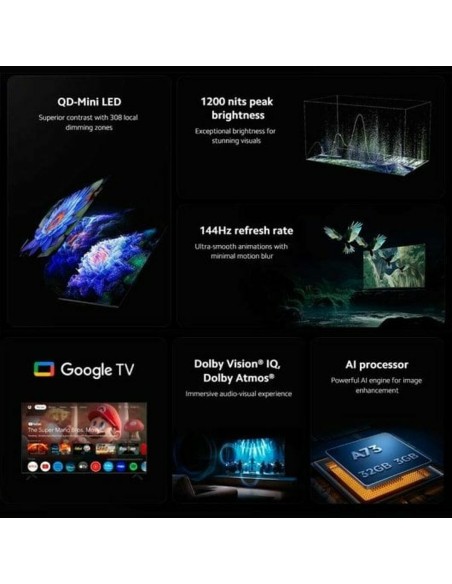TV intelligente Xiaomi ELA5666EU 4K Ultra HD 55" LED HDR