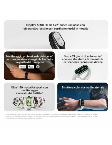 Bracelet d'activités Xiaomi Smart Band 10 Noir