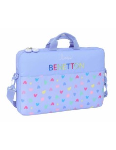 Housse pour ordinateur portable Benetton Lila 40 x 27 x 4 cm 2