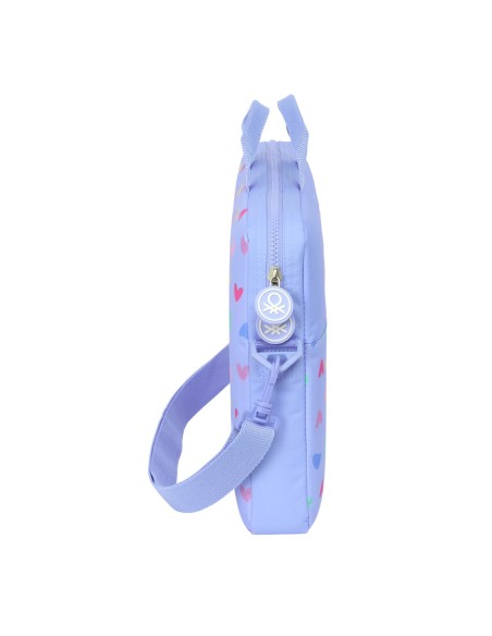 Housse pour ordinateur portable Benetton Lila 40 x 27 x 4 cm