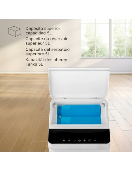 Climatiseur Évaporation Portable UFESA NARVIK Blanc 60 W 5 L