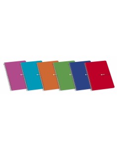 Cahier à Spirale ENRI Din A4 80 Volets (10 Unités)