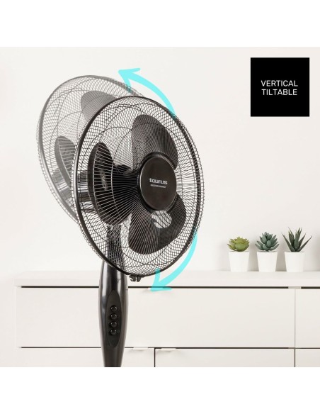 Ventilateur sur Pied Taurus GRECO 16CR ELEG Noir 50 W