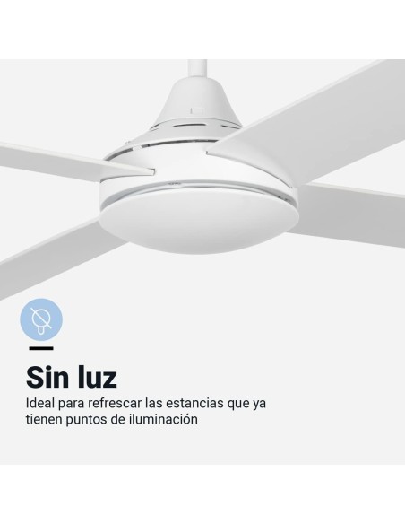 Ventilateur de Plafond Universal Blue 2013-UVT1353 Blanc 55 W